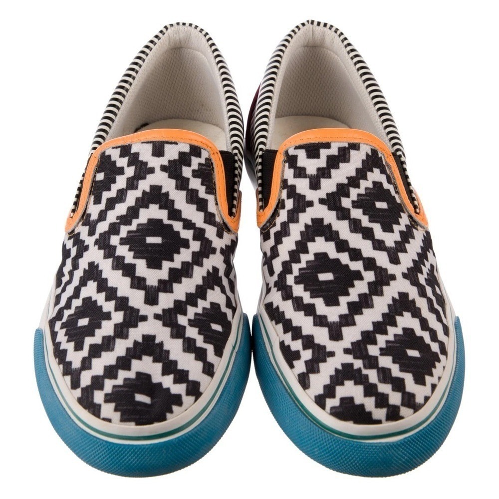 Sophia Webster Geometric Pattern Slip On Sneakers Womens Size - Picture 10 of 11